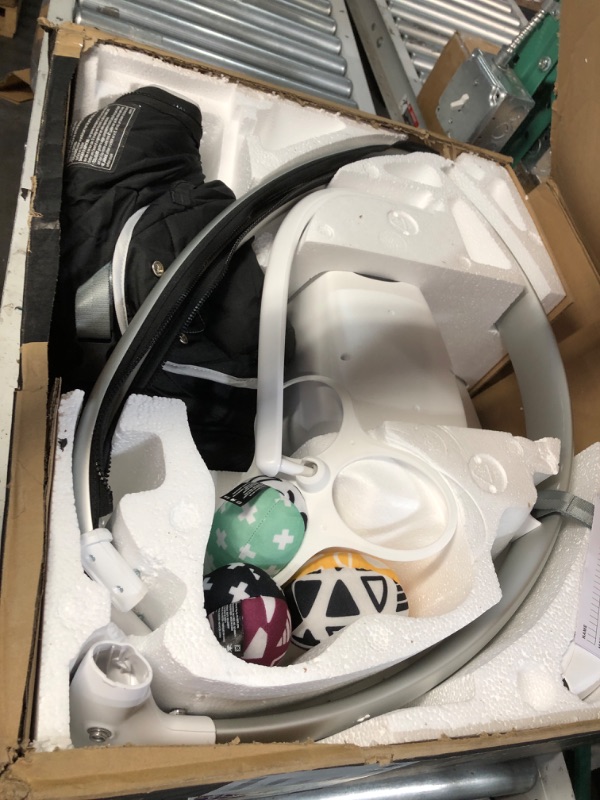 Photo 1 of 4moms MamaRoo Multi-Motion Baby Swing, Bluetooth Baby Swing with 5 Unique Motions, Grey