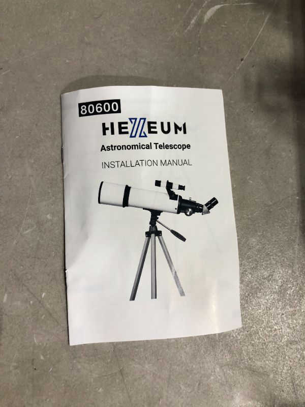 Photo 4 of ***NOT FUNCTIONAL - FOR PARTS - LENSES SCRATCHED - TRIPOD MISSING***
Telescope for Adults & Beginner Astronomers - 80mm Aperture 600mm Fully Multi-Coated High Transmission