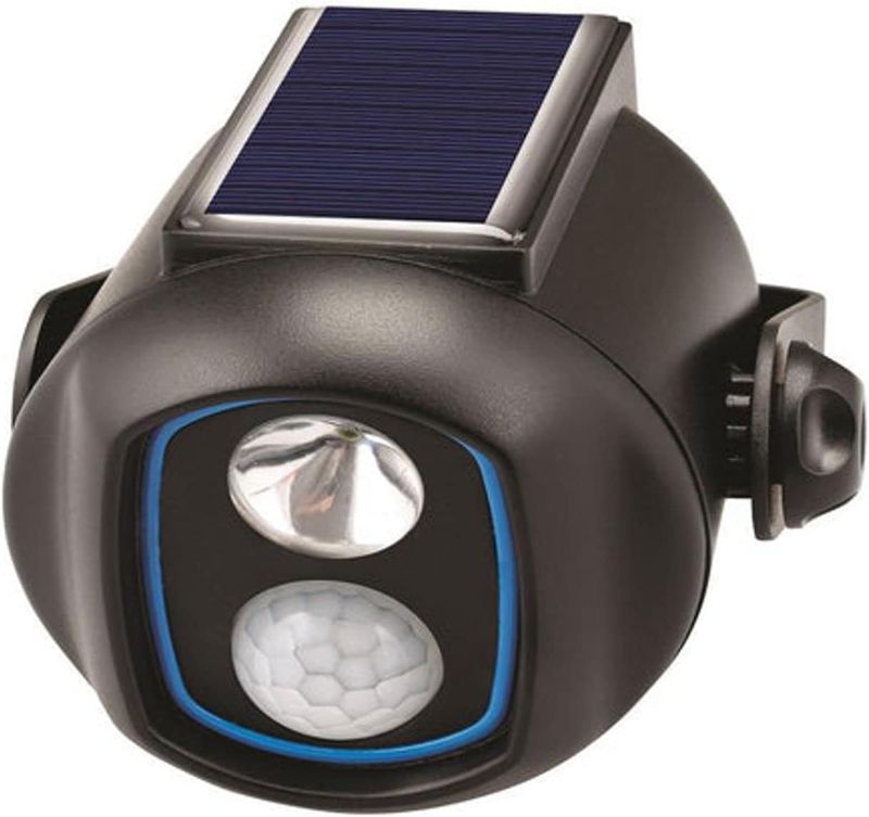 Photo 1 of (2 PACK) Sensor Brite Solar Powered Black Motion Activated Outdoor Integrated LED