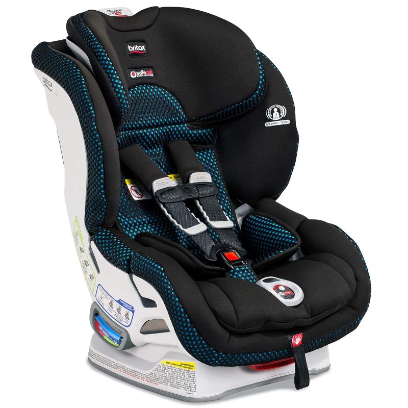 Photo 1 of Britax Boulevard ClickTight Convertible Car Seat, Cool Flow Teal, 20.5x23x23.5 Inch (Pack of 1)