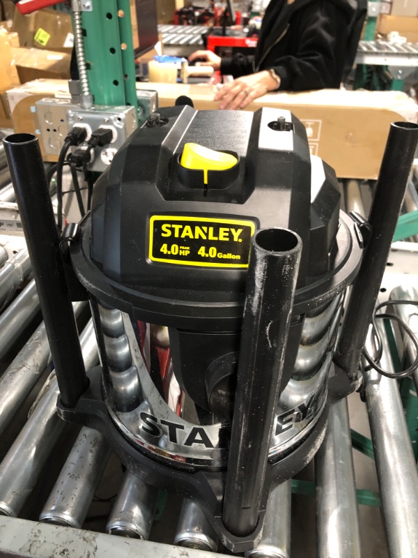 Photo 5 of **UNABLE TO TEST**
Stanley - SL18301-4B 4 Gallon Wet/dry Vacuum - Metal
