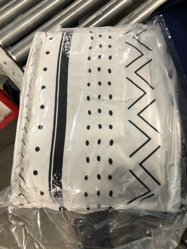 Photo 1 of NSR Boho White Aztec Comforter Set Full Queen Size