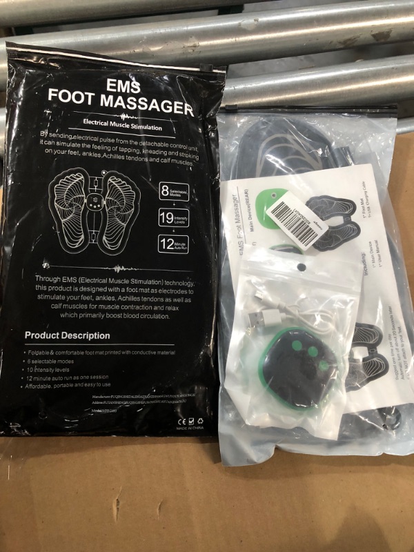 Photo 1 of (Bundle of 2/No Refunds) Foot Massager Mat TENS Back Muscle Stimulator with Remote Control 