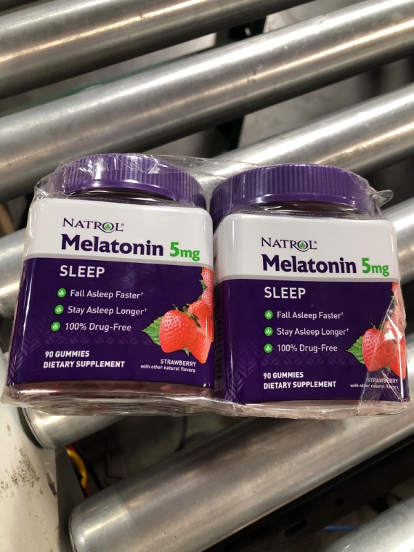 Photo 2 of (Bundle of 2) Natrol Melatonin 5mg, Dietary Supplement for Restful Sleep, 