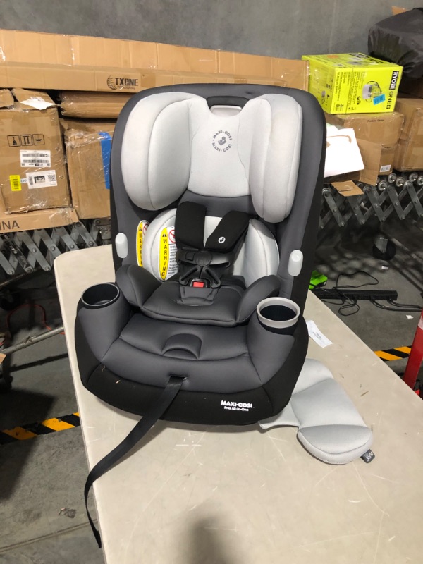 Photo 2 of **MANUFACTURED: 8-31-23 - CUP HOLDER DAMAGED*** Maxi-Cosi Pria All-in-One Convertible Car Seat, Blackened Pearl