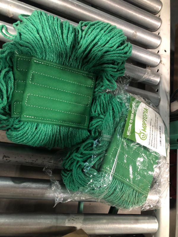 Photo 1 of (Bundle of 2) Moptopia 2-Pack String Mop Head - Commercial Quality No Refunds 