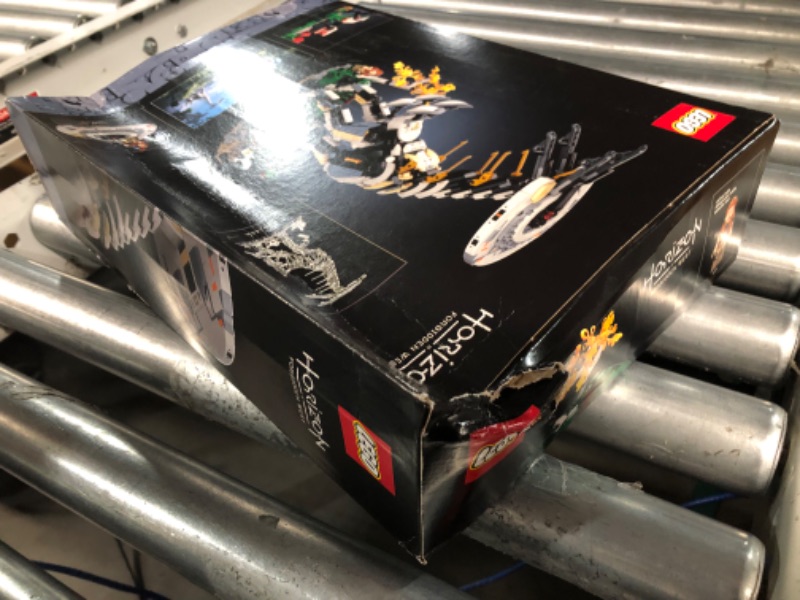 Photo 1 of **BOX DAMAGED, SEE PHOTOS** LEGO Horizon Forbidden West: Tallneck 76989 Building Sett; Collectible Gift for Adult Gaming Fans; Model of The Iconic Machine with a Display Stand (1,222 Pieces)