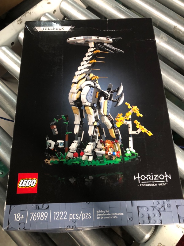 Photo 1 of **BOX DAMAGED, SEE PHOTOS** LEGO Horizon Forbidden West: Tallneck 76989 Building Sett; Collectible Gift for Adult Gaming Fans; Model of The Iconic Machine with a Display Stand (1,222 Pieces)