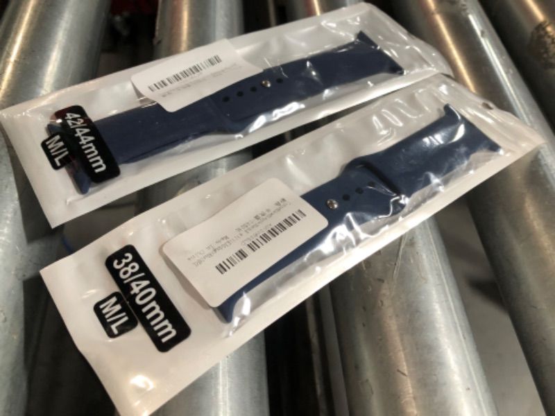 Photo 2 of (2x) Bands for with Apple Watch - Midnight Blue 38/40 ML