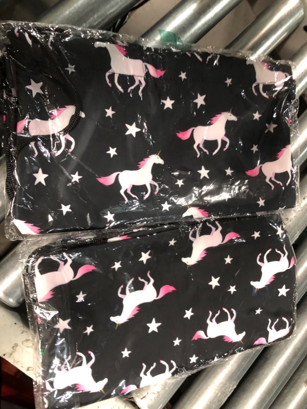 Photo 1 of (2x) Unicorn Drawstring Backpacks