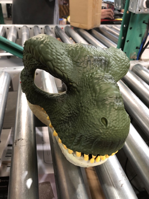 Photo 2 of **USED** *TORN STRAP* *See Photos*  ZZXIAOJIE Dinosaur Mask,Dino Mask,Realistic Teeth