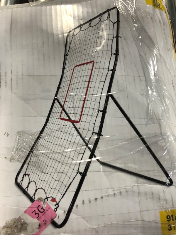 Photo 4 of ***LEG MISSING - OTHER PARTS MAY BE MISSING AS WELL***
SKLZ PitchBack Baseball and Softball Pitching Net and Rebounder, Black/Red, 2' 9" x 4' 8"