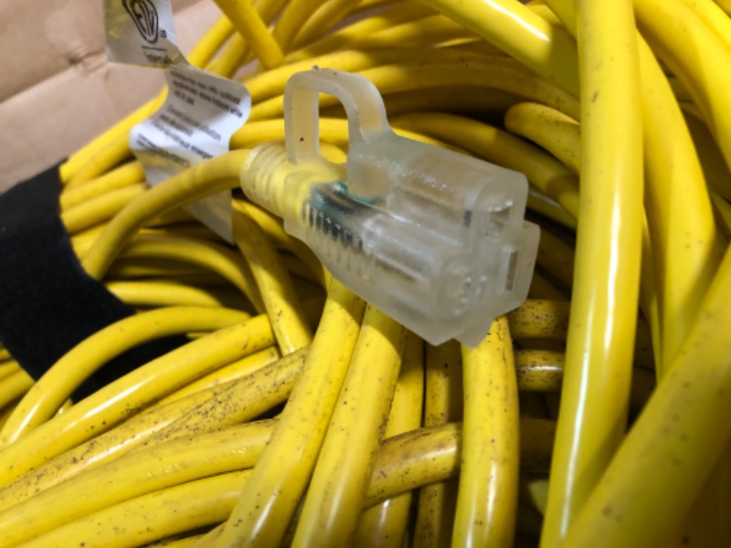 Photo 3 of 450 ft 12/3 Outdoor Extension Cord 450FT Yellow