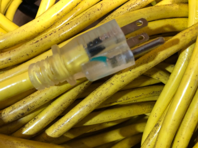 Photo 2 of 450 ft 12/3 Outdoor Extension Cord 450FT Yellow