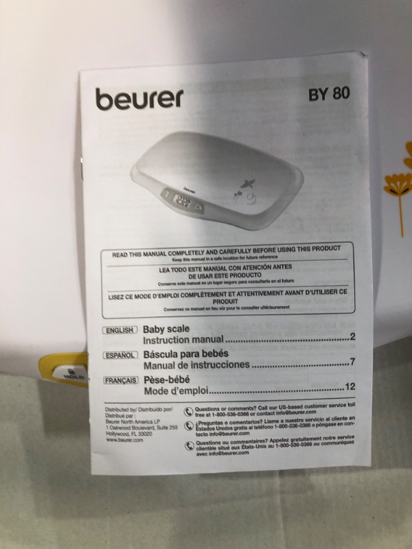 Photo 5 of Beurer BY80 Digital Baby Scale, Infant Scale for Weighing in Pounds