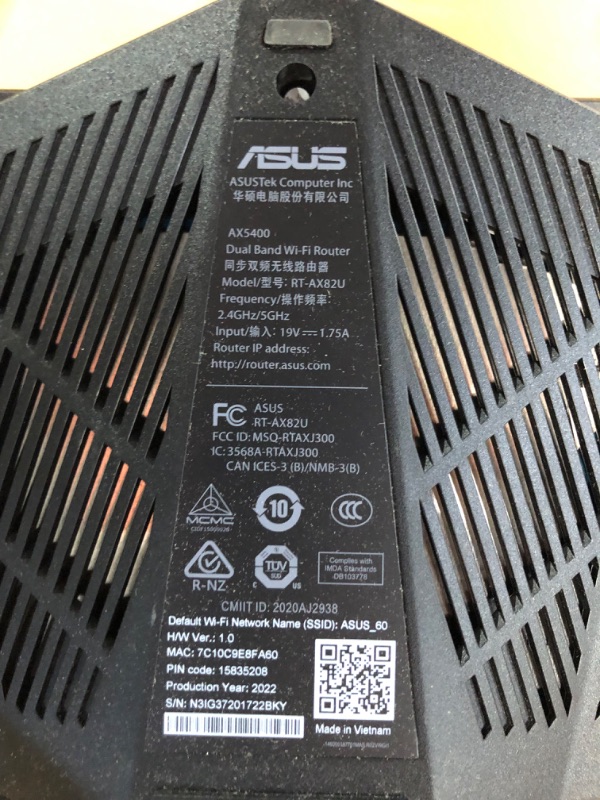 Photo 5 of ASUS AX5400 WiFi 6 Gaming Router (RT-AX82U) 