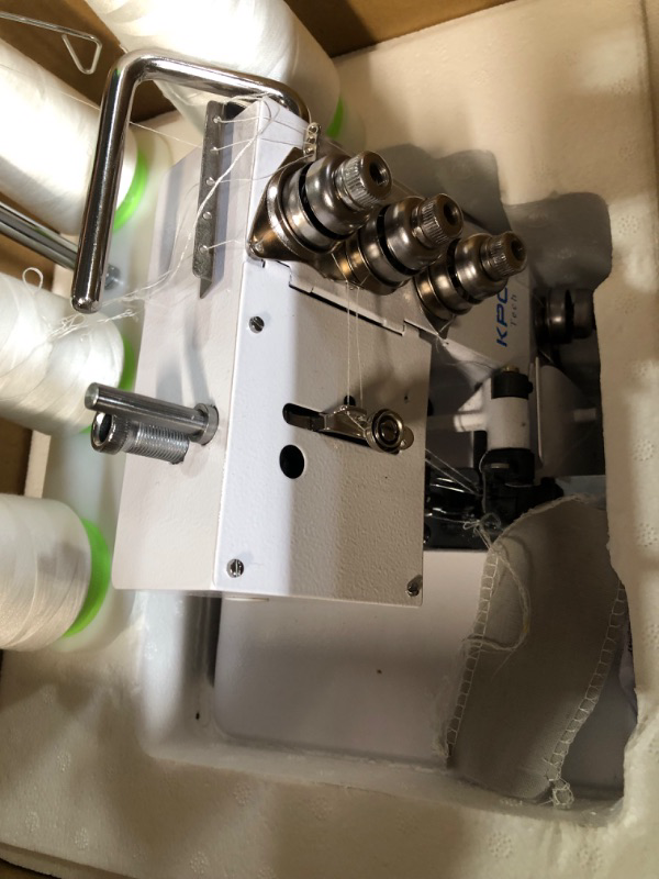 Photo 8 of * used item * good condition * please see all images * 
KPCB Serger Sewing Machine 3/4 Thread Overlock Machines with Accessories Kits (White)