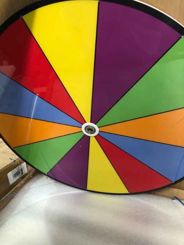 Photo 3 of 24" Prize Wheel - Dual Use Tabletop Spinning Game