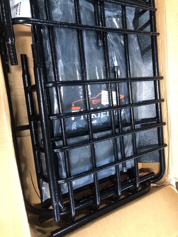 Photo 2 of Roof Rack Basket 51" X 36" X 5" Universal 250LB Heavy Duty Rooftop Cargo Carrier