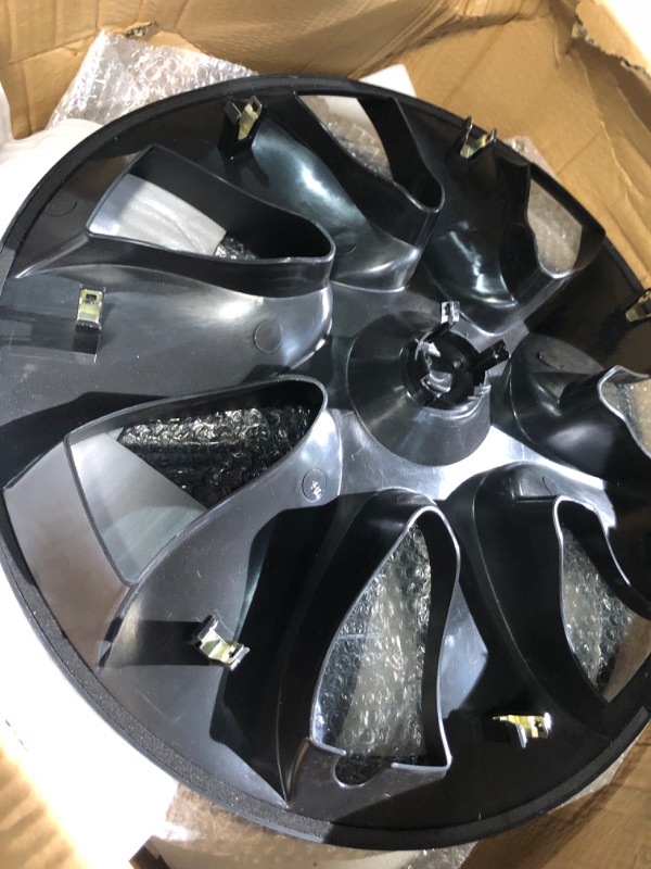 Photo 3 of ThinSGO Tesla Model Y Hubcap Model Y Wheel Cap Model Y 19 inch Hub Cap