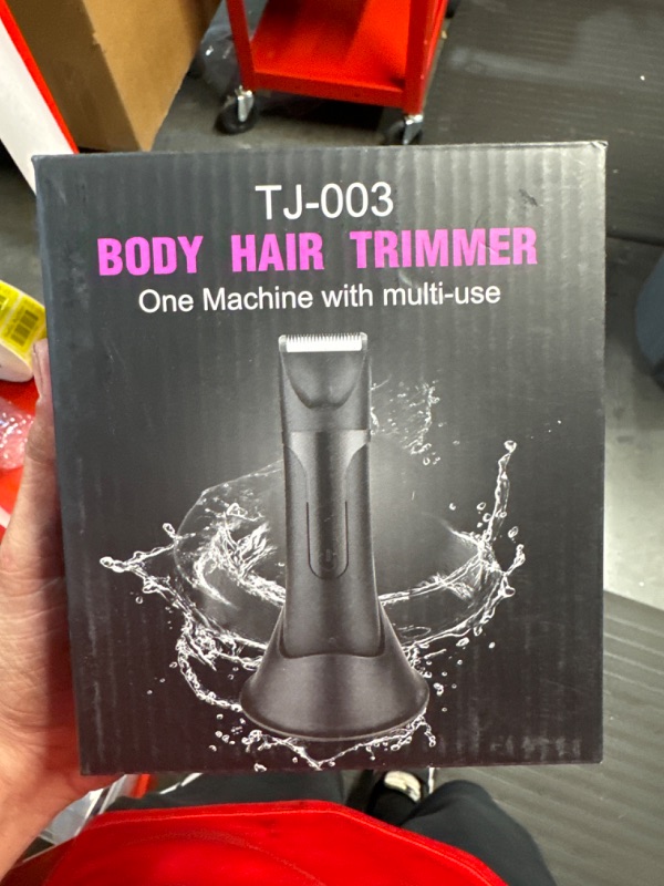 Photo 2 of BESTBOMG Groin Hair Trimmer for Men, Ball Shaver, Electric Body Trimmer