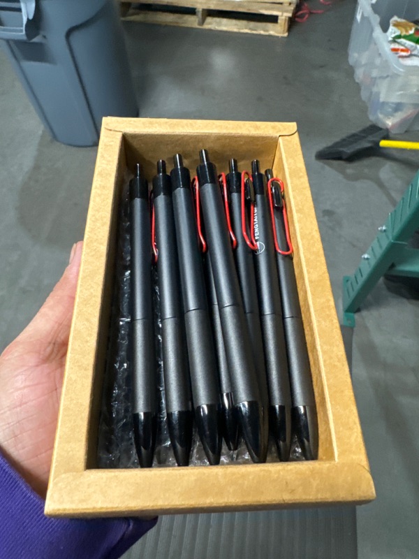Photo 1 of Fengtaiyuan AD038P18, Retractable Gel Pens, 0.38mm, red Ink, 