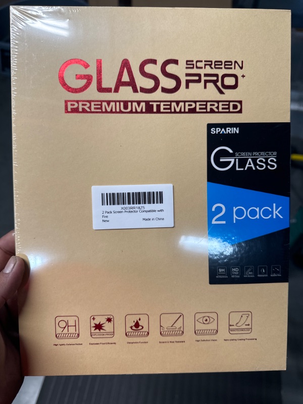 Photo 1 of [2 Pack] OMOTON Screen Protector for All-New Amazon Fire HD 10/Fire HD 10 Plus/Fire HD 10 Kids/Fire HD 10 Kids Pro Tablet 10.1 Inch (11th Generation, 2021 Released), Tempered Glass/Alignment Tool