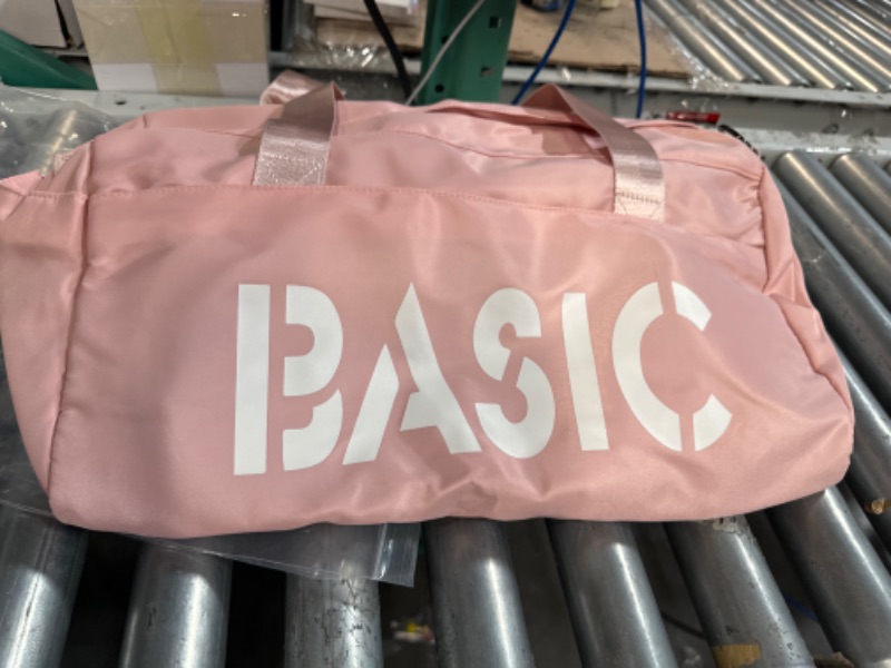 Photo 2 of "basic" Gym Duffel Bag for Women, A-pink