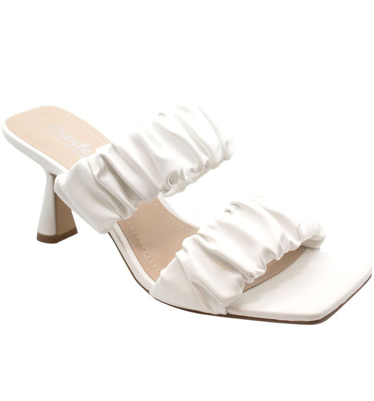 Photo 1 of Charles by Charles David Priority Sandals - White - 6.5
