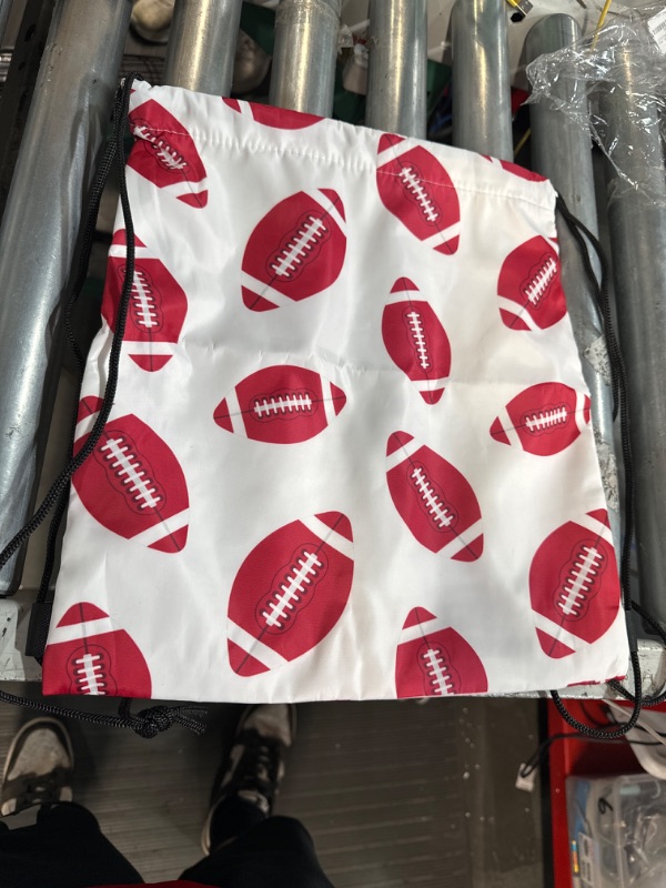 Photo 1 of drawstring football backpack