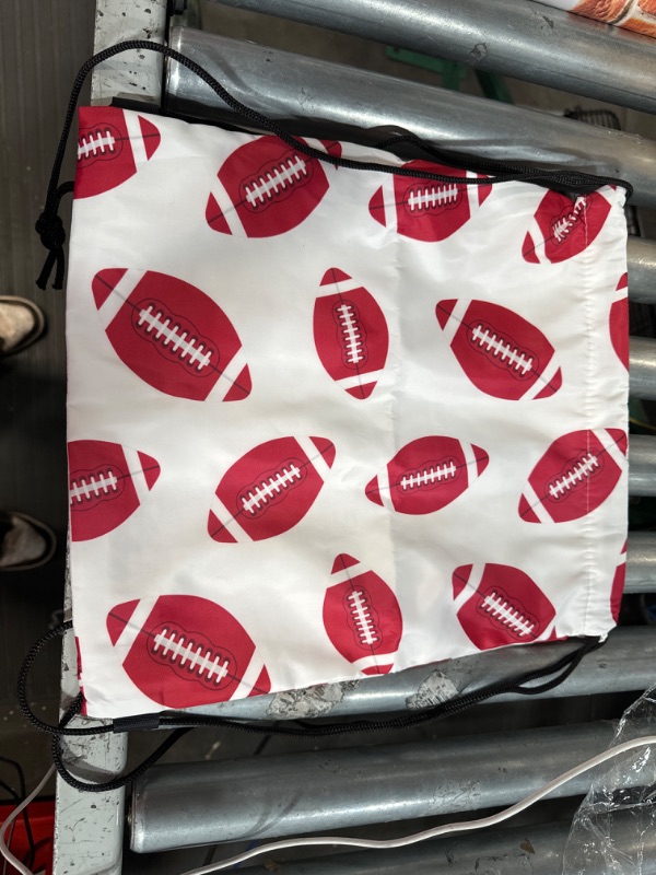 Photo 1 of drawstring football backpack