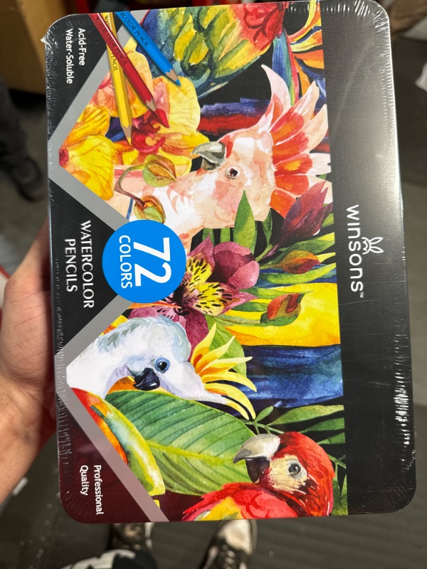 Photo 2 of WINSONS Watercolor Pencil Set of 72 Colors Presharpened Water Soluble Colored Pencils 