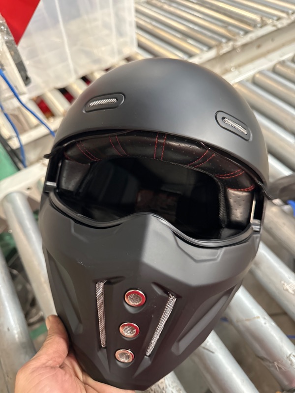 Photo 1 of Woljay Open Face Full face Helmet Motorcycle Modular Helmets 