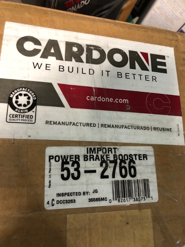 Photo 2 of Cardone 53-2766 Remanufactured Vacuum Power Brake Booster without Master Cylinder (Renewed)