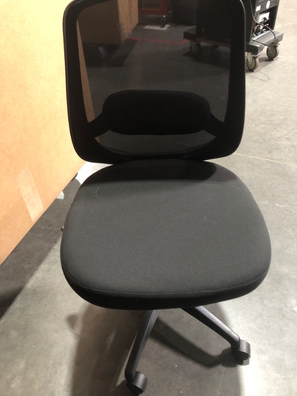 Photo 2 of * see images for damage *
KOLLIEE Mid Back Mesh Office Chair Ergonomic Swivel Black Desk Office Chair