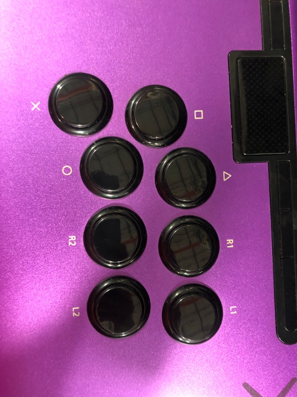 Photo 4 of (PARTS ONLY)Victrix by PDP Pro FS Arcade Fight Stick for PlayStation 5 - Purple Pro FS Purple