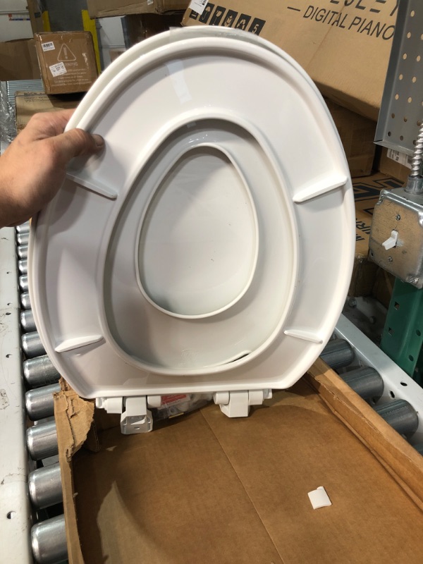 Photo 4 of **NON REFUNDABLE NO RETURNS SOLD AS IS**
**PARTS DAMAGED OR BROKE PARTS ONLY**Mayfair Little2Big Never Loosens Elongated Plastic Childrens Potty Training Toilet Seat