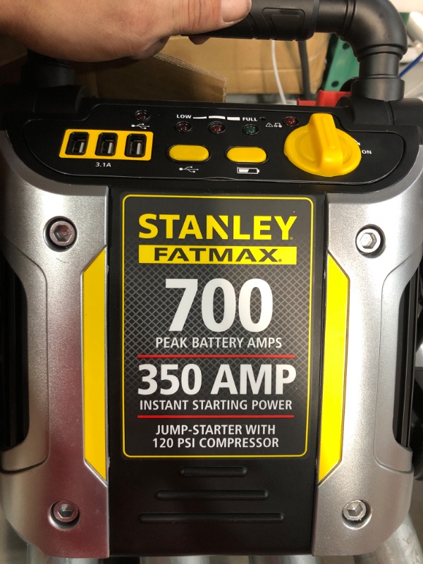 Photo 1 of STANLEY FATMAX J7CS Portable Power Station Jump Starter: 