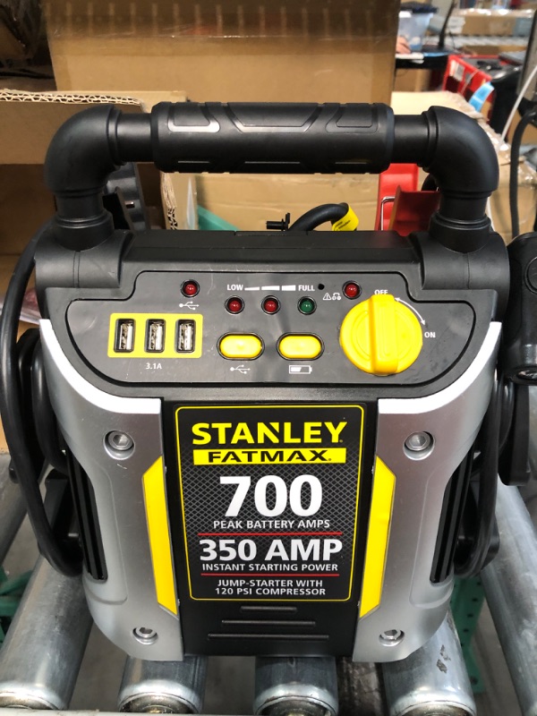 Photo 1 of STANLEY FATMAX J7CS Portable Power Station Jump Starter: 