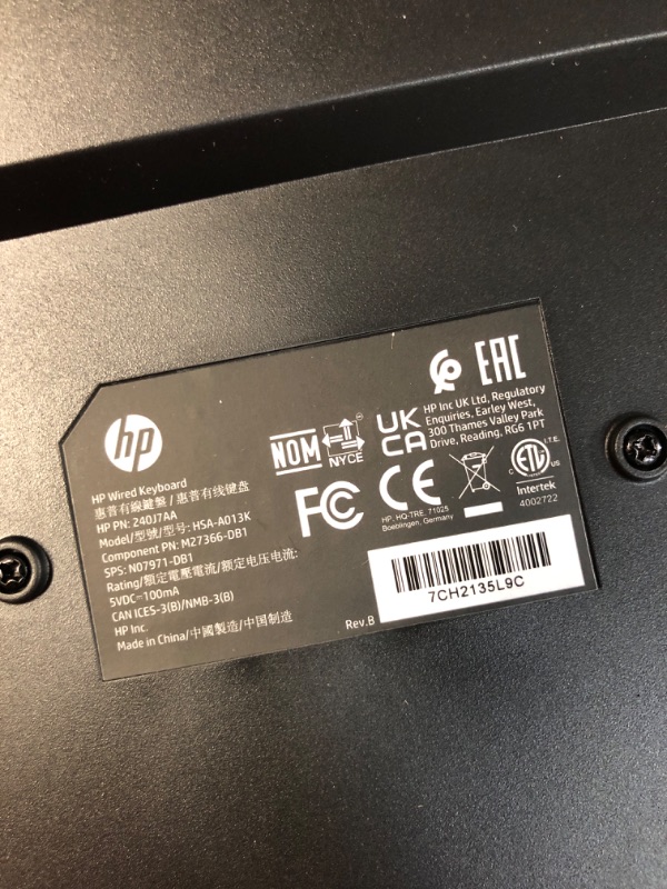 Photo 1 of HP 320K Keyboard