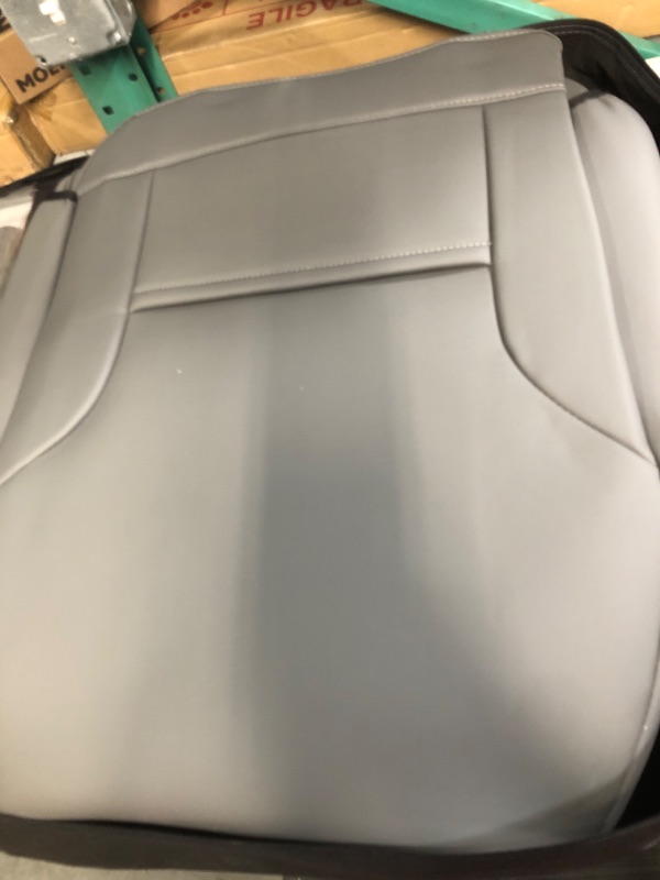 Photo 4 of AOOG Leather Car Seat Covers, Leatherette Automotive Vehicle Cushion Cover for Cars