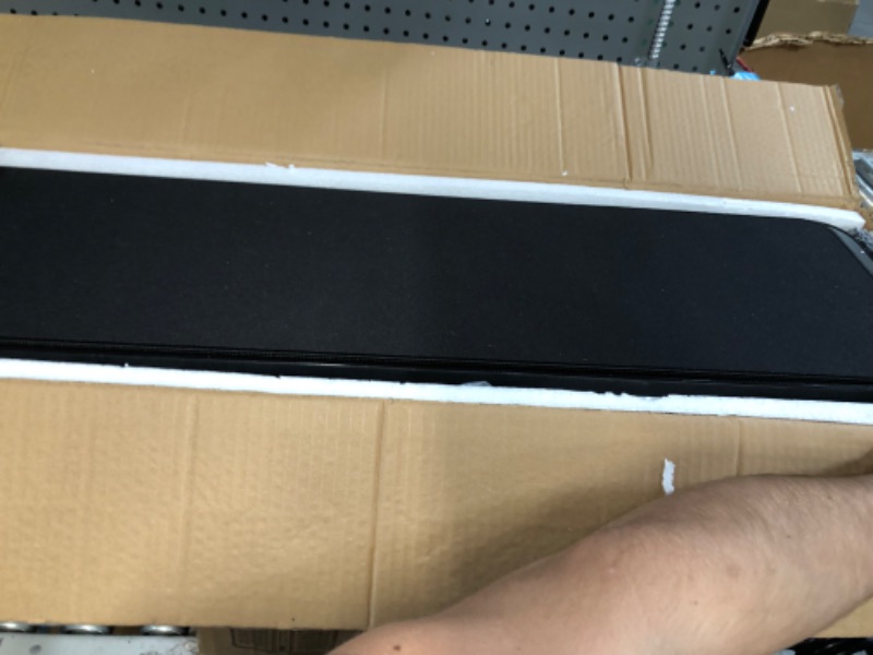 Photo 1 of Kanrichu 36'' Extra Large Keyboard Tray, No Screw Long Adjustable Height Under Desk Pull Out Keyboard Drawer with C Clamp (Black)