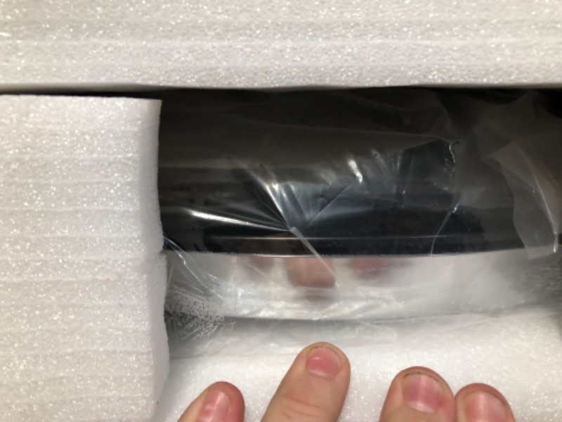 Photo 1 of BAYSQUIRREL Retractable Bluetooth Ceiling Fan with Speaker, 85 Kinds of Color Light Bluetooth Ceiling Fan with Light,6 Speed Reversible Modern Invisible Ceiling Fan ,Remote and APP Control Modern chrome