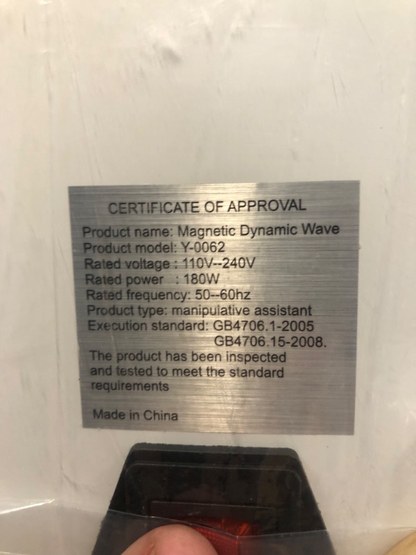 Photo 3 of **NON REFUNDABLE UNABLE TO TEST MAY HAVE MISSING PARTS**BHDK ED Pain Relief Massager, 180W Shockwave Therapy Machine 25 Gear Energy 16 Frequency Extracorporeal Shock Wave Muscle Massager with 6 Massage Head for and Treatment(US)