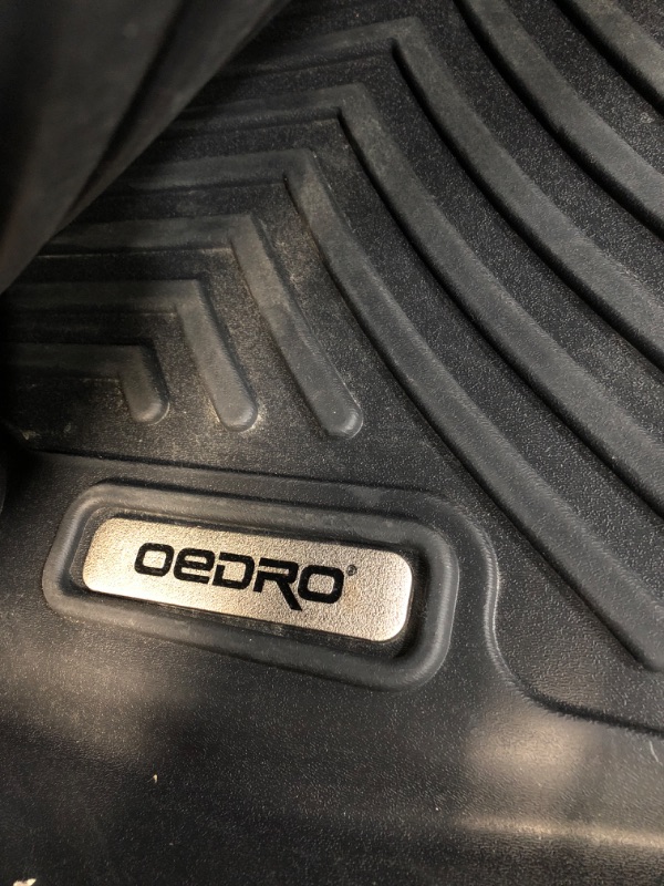 Photo 6 of OEDRO Floor Mats Compatible with 2005-2011 Toyota Tacoma Double Cab, Custom Fit Front & 2nd Seat 2 Row Floor Liner Set - Black TPE All-Weather Guard 2005-2011 Double Cab