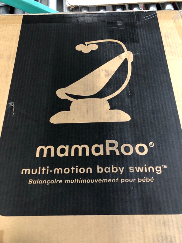 Photo 7 of 4moms MamaRoo Multi-Motion Baby Swing, Bluetooth Baby Swing with 5 Unique Motions, Grey