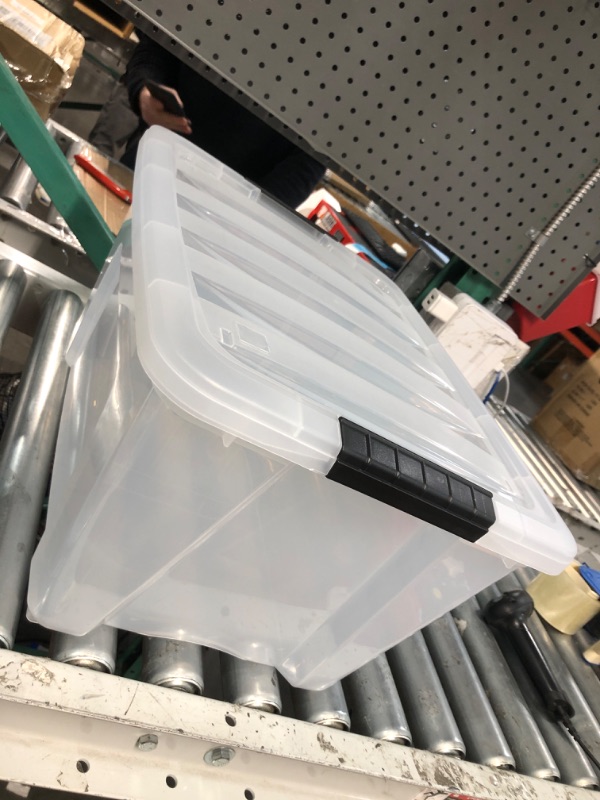 Photo 1 of 32 qt storage bin/tote with lid
