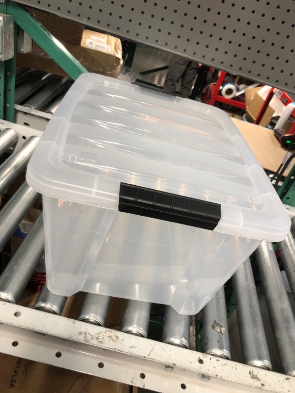 Photo 3 of 32 qt storage bin/tote with lid