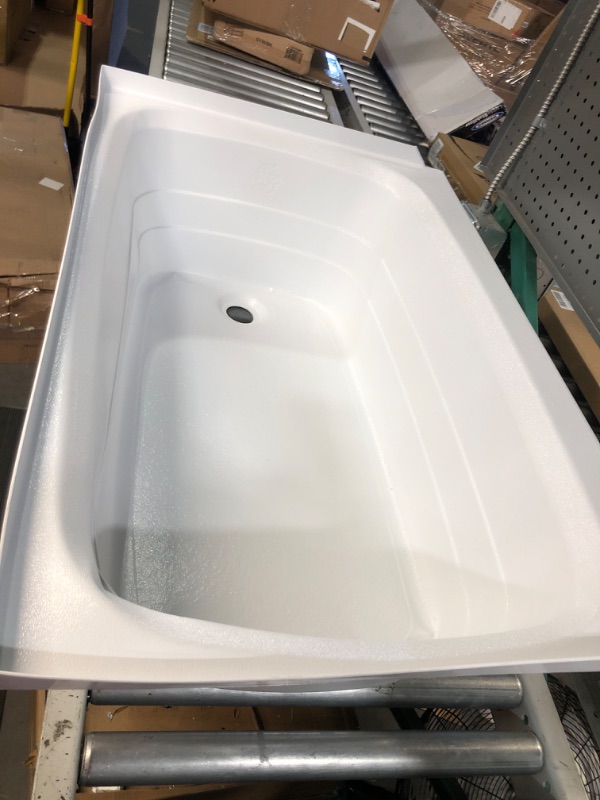 Photo 5 of ***BENT - WARPED - SEE PICTURES***
Lippert Replacement 24" x 36" White Right Hand Bathtub with Scratch-Resistant ABS Acrylic 209658