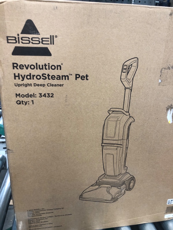 Photo 2 of [FOR PARTS, READ NOTES]
BISSELL Revolution HydroSteam Pet Carpet Cleaner, 3432 NONREFUNDABLE